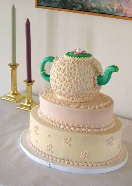 ozpremiumtea's tweet photo. Cake fit for a vintage tea party #cuteidea #tealover https://t.co/HA0OwhszWn