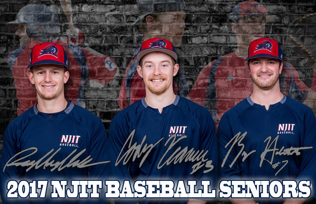 First 30 fans receive autographed NJIT Baseball Senior Day poster .. Friday's DH begins at 3pm vs. Kennesaw State ..