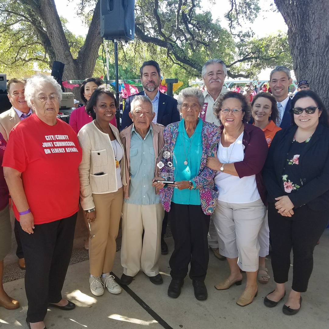 CWShirleyG's tweet photo. Congrats to Lucy &amp; Ray Perez for their service &amp; dedication as #PrideinD5  volunteers. They received an award at Seniors Day at the Park. https://t.co/zIbx4nNqhD
