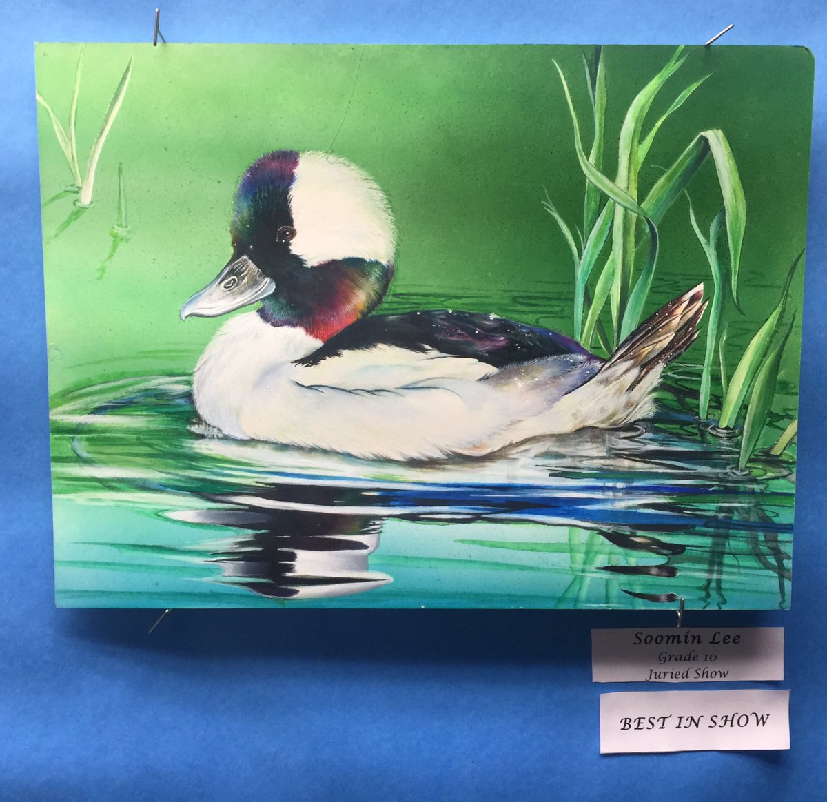 Congratulations to Soomin Lee, winner of CHS Juried Art Show's "Best in Show" for her beautiful painting!