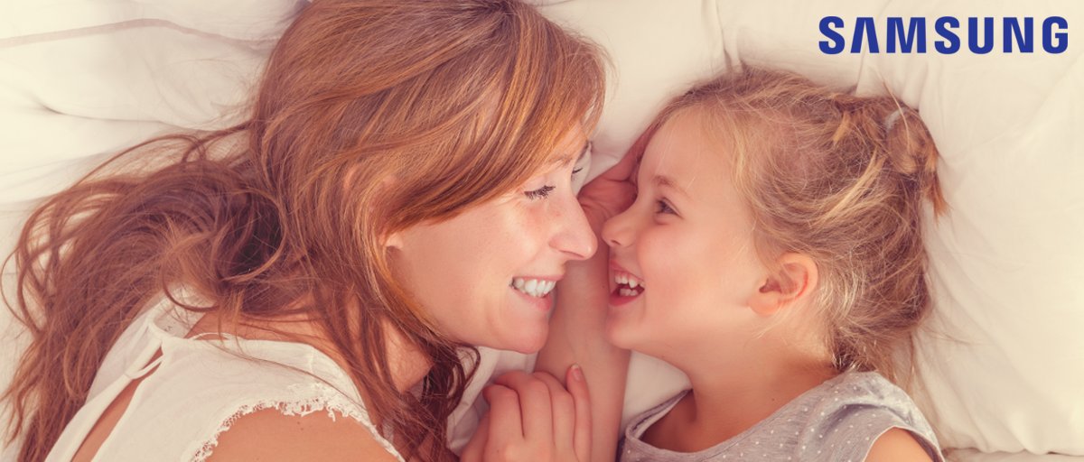 SamsungSA's tweet photo. Your mom always finds a way to make you smile! RT and we'll send you a card on Sunday that you can share with her because #SamsungLovesMoms. https://t.co/CCGV3SoNe6
