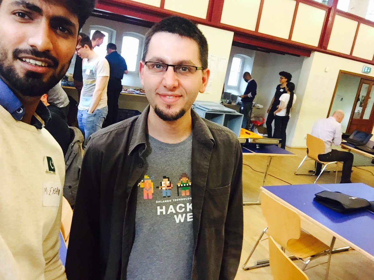 EhsanIqbal3250's tweet photo. #hACknight #TGZ #TGZAachen #hackathon_2017 #3M #letsRepresentPak #Capgemini #zalando #letTheFunBegin #idea #Inovation #E^2 #ARTechnology https://t.co/SRrfIwyCKl