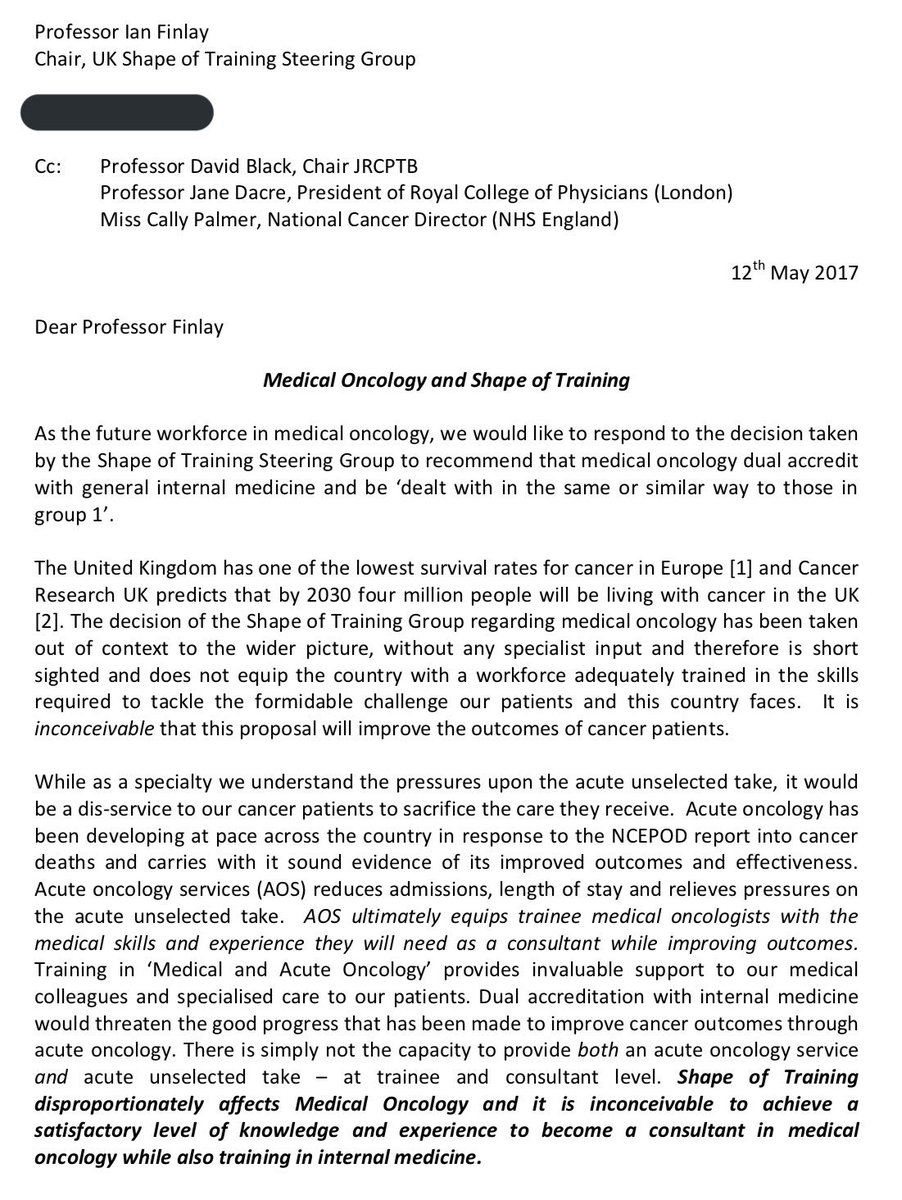 Association of Cancer Physicians tweet media