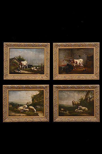 AlhambraAntique's tweet photo. Set of 4- Early 19th Century Belgian Painted Panels depicting Cows and Sheep
https://t.co/TsiQc6l61o 

#Paintings #FineArt #HomeDecor #Miami https://t.co/8HDyOF1n7i