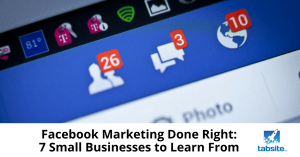 frithassocial's tweet photo. Facebook Marketing Done Right: 7 Small Businesses to Learn From https://t.co/rWz6hihQA3 via @tabsite https://t.co/RgmFXZacYx
