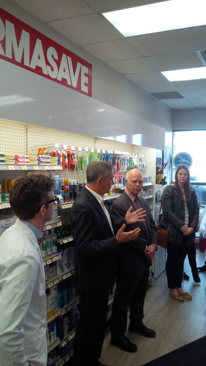 Great to see @mikeobrien_fton nd <a href="/DavidCCoon/">David Coon</a> at official opening of Bowman's Pharmasave <a href="/BowmanDrugStore/">Bowman's Pharmasave</a> this AM. <a href="/PharmasaveATL/">Pharmasave Atlantic</a>