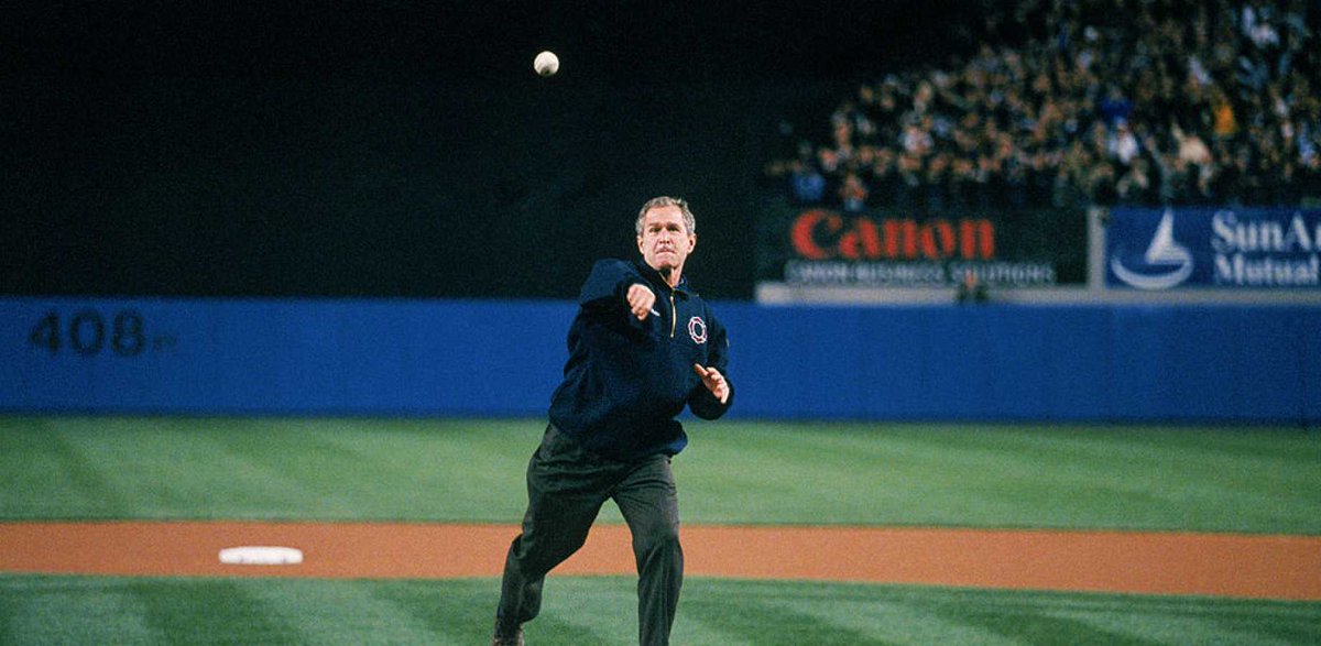#TBT to my first day in office making the first pitch.