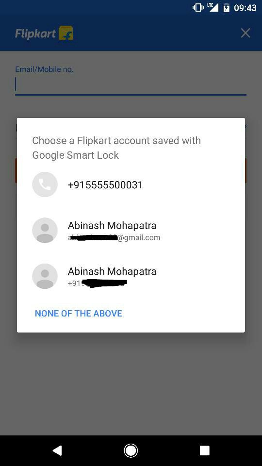 twistedfork88's tweet photo. So happy to bring in cross platform credentials sharing using Smart Lock. #FlipkartLite @ipramodv @Nakul_Moudgil Sachin Shah Sourabh Gupta https://t.co/eQ6uwiNM7s