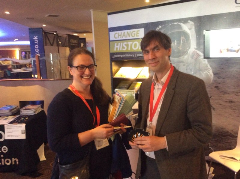 OCR_History's tweet photo. Congrats to Helen Drummond of @mcr_studio first prize winner at #haconf17 visit our stand tomorrow and have a go! https://t.co/0qSwP8n78s