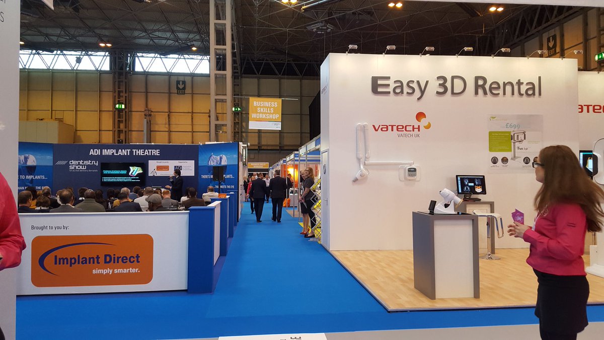VatechUK1's tweet photo. #vatechuk at the #dentistryshow2017. #nationalexhibitioncentre #hall5 stand C50.
Come and see us. #easy3dRental #paxi3dsmart https://t.co/g9LHiolWks