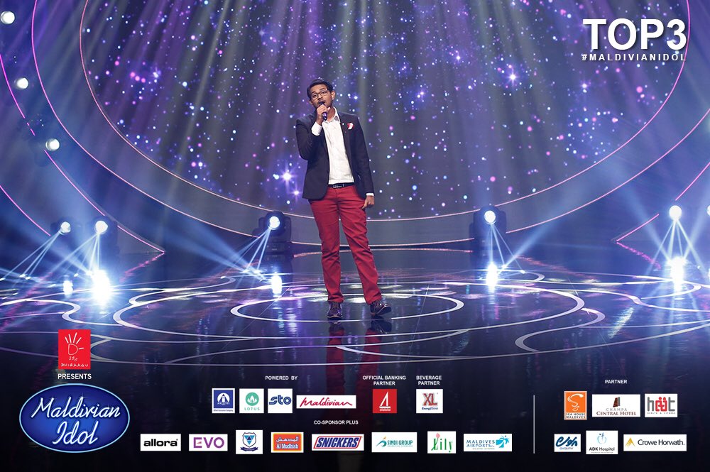 Maldivian_Idol's tweet photo. What a wonderful voice, what a superb song choice! #MaldivianIdol #TOP3 https://t.co/1CqypaE2ak