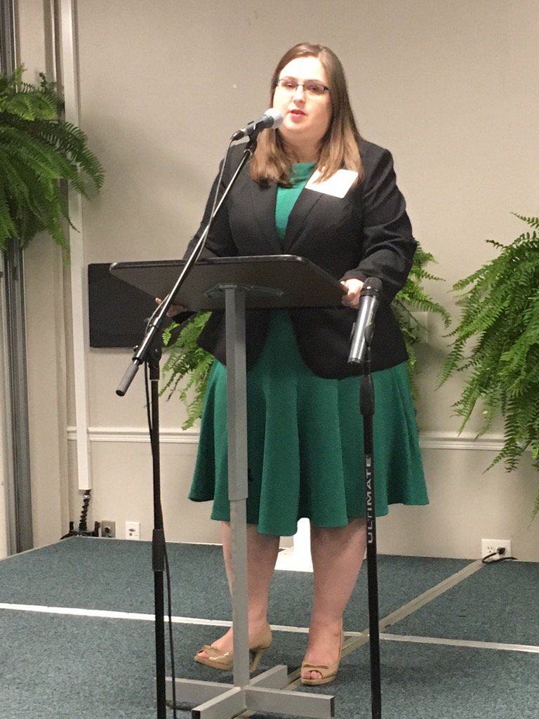 FLFamilyVoice's tweet photo. FFPC Policy and Comms Director @AmberForTruth speaking @nho_tampa luncheon on civic engagement & #profamilydays https://t.co/PWwMLUUauo