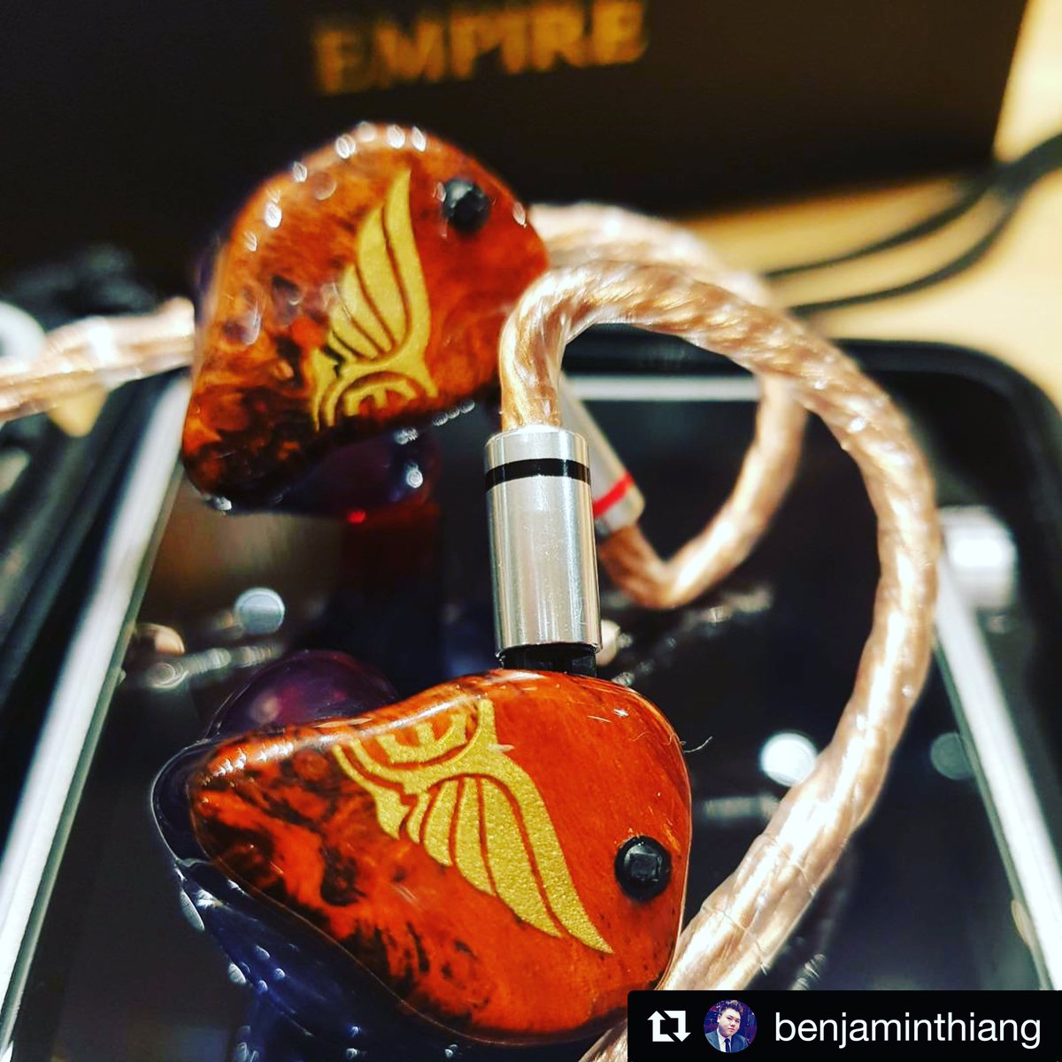 EmpireEars's tweet photo. "Empire Ears Zeus XR are truly a delight to listen to! Bringing my music game to the next level!!!" #ZeusXR #14Drivers #DualCrossoverSystem https://t.co/87kGmHRLZt