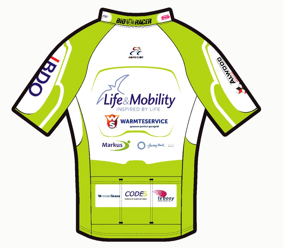 evers_han's tweet photo. Wij zien er tijdens Homeride strak uit in onze nieuwe outfit# homerideteam Life en Mobility. https://t.co/is80GRwe9G