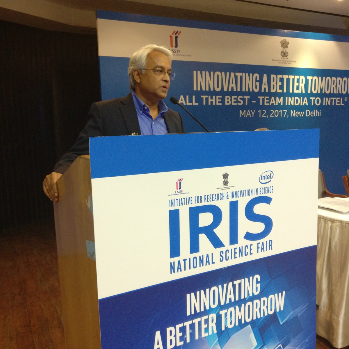 Dr. <a href="/aghosh2/">Anjan Ghosh</a> advises #TeamIndiaISEF2017 to use the amazing opportunity at #ISEF2017 to network with the finest minds across the world.