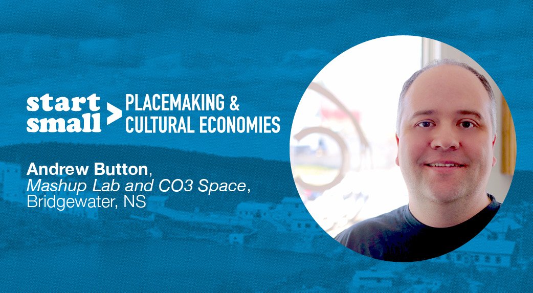 Delighted that Andrew of <a href="/mashup_LAB/">MashUp LAB</a> will be joining us as panelist to talk #culturaleconomy #placemaking #smallbiz startsmallplacemaking.eventbrite.ca