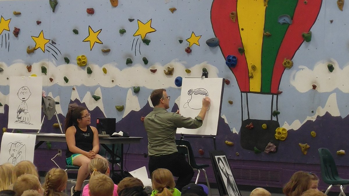 Historical perspectives assembly - Charles Schultz! @112ChaskaEl