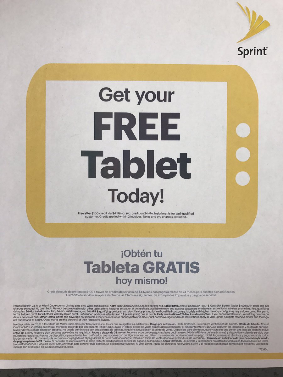 ChambleeSprint's tweet photo. Not sure what gift to buy? Get mom a FREE tablet for her ebooks, facebooking, GPS, emails, videos on a much larger screen! @SprintTAG https://t.co/TiOaRK5bUK