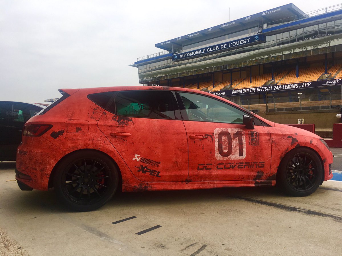 Leon Cupra 280 with a rat wrap ! 😍<a href="/SEATofficial/">SEAT</a> <a href="/dccovering/">DC Covering</a> <a href="/AveryDennison/">Avery Dennison</a> #MPI1105 #Avery #seat #cupra #dccovering