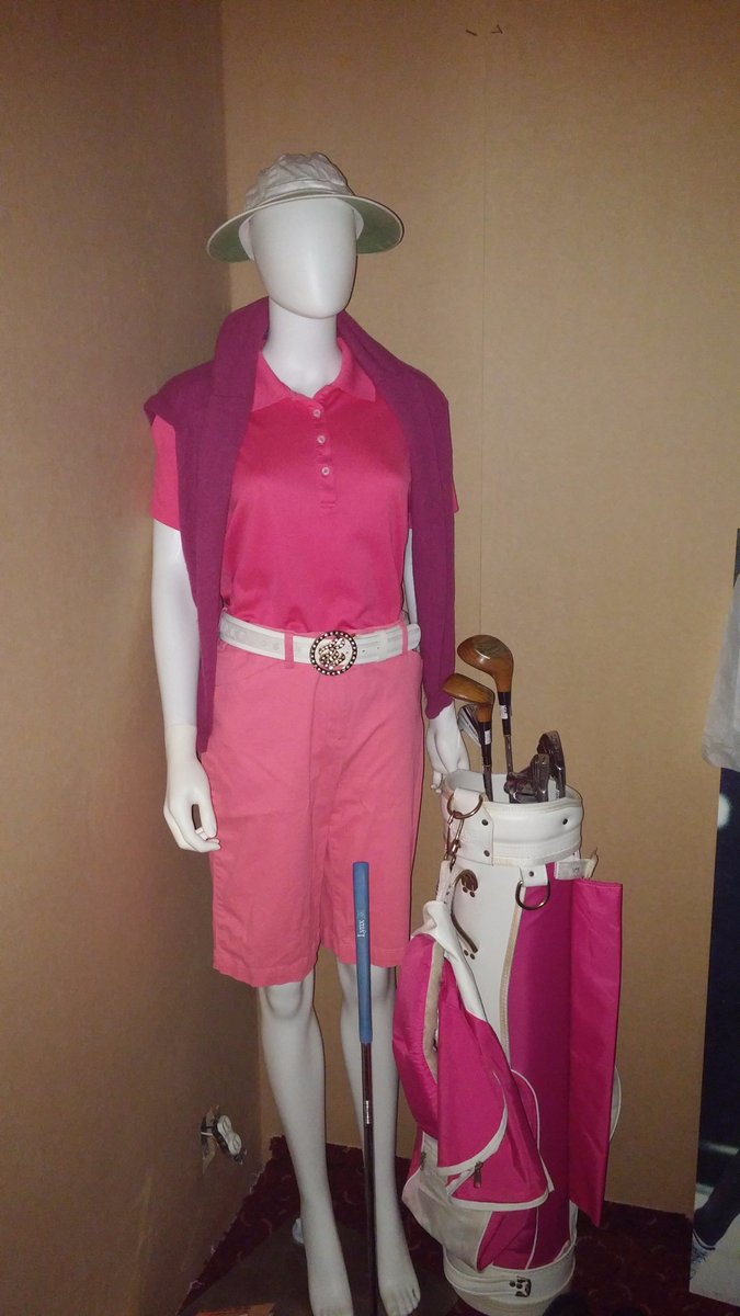 Our new women's exhibit, featuring outfits from 4 eras, is well underway! We're seeking donations of shoes, sweaters, and shirts. #bcgolf