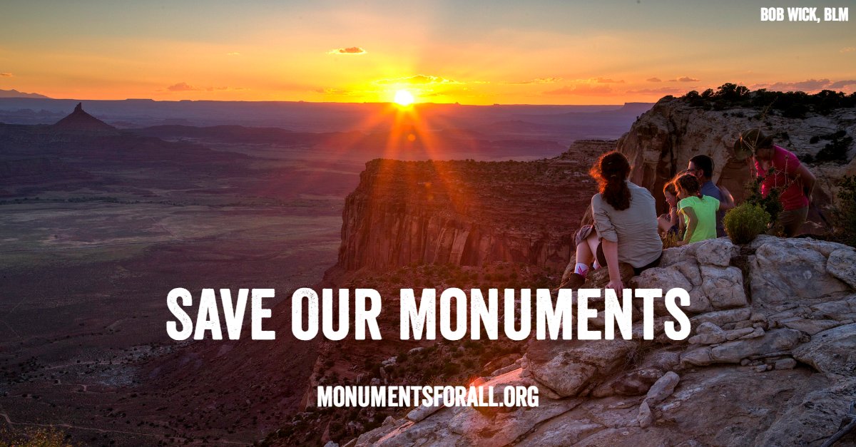 MonumentsForUSA's tweet photo. URGENT: We have until May 26 to save Bears Ears National Monument! #StandWithBearsEars now: https://t.co/lF5tp8y0Un #MonumentsForAll https://t.co/hqwQT7ykO1