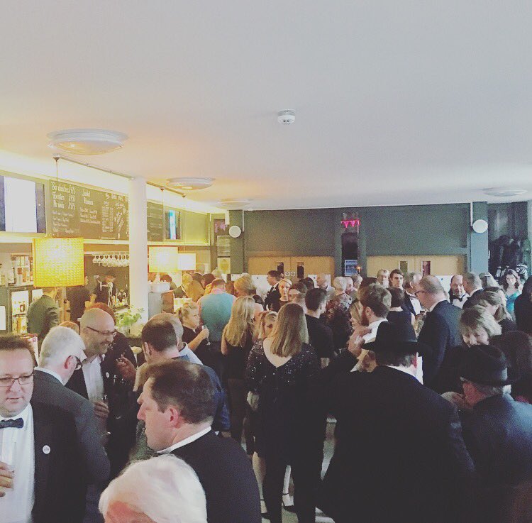Busy at the #blacktiebingo reception #frome #fridaynight #charityevent #wehearyou #letsplay 😊