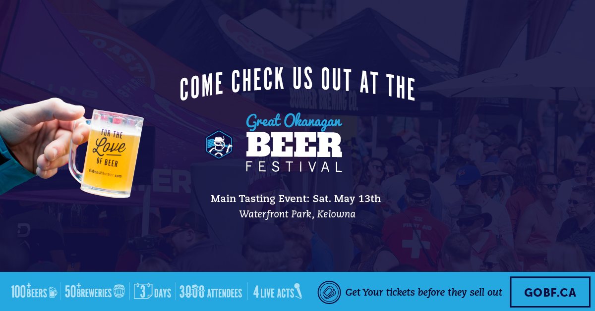 FernieBrewingCo's tweet photo. We can't wait for @GOBeerFest! Find us at the event tomorrow to try some FBC favourites! #GOBF2017 #drinkfernie https://t.co/1JUS2oHgXK
