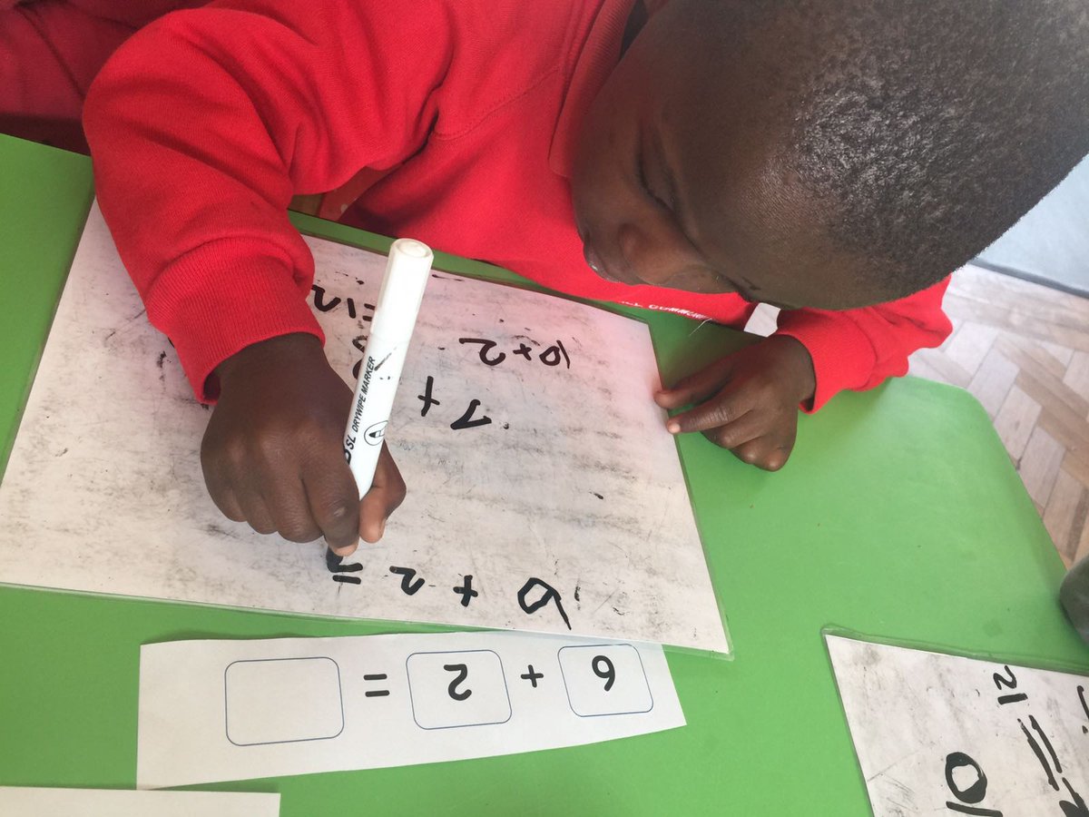 BubsyTownhill's tweet photo. Reception practising addition! #writingsums #thcmaths #thcreception ๐๐๐ https://t.co/fGkx8jULiQ