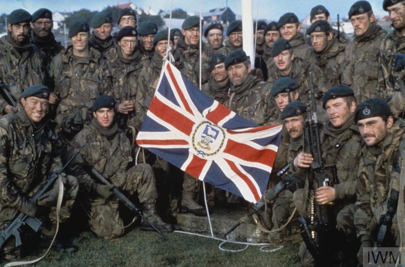 Without these British Armed Forces heroes we'd be tweeting in Spanish. RT if you supported the military campaign to liberate the #Falklands.