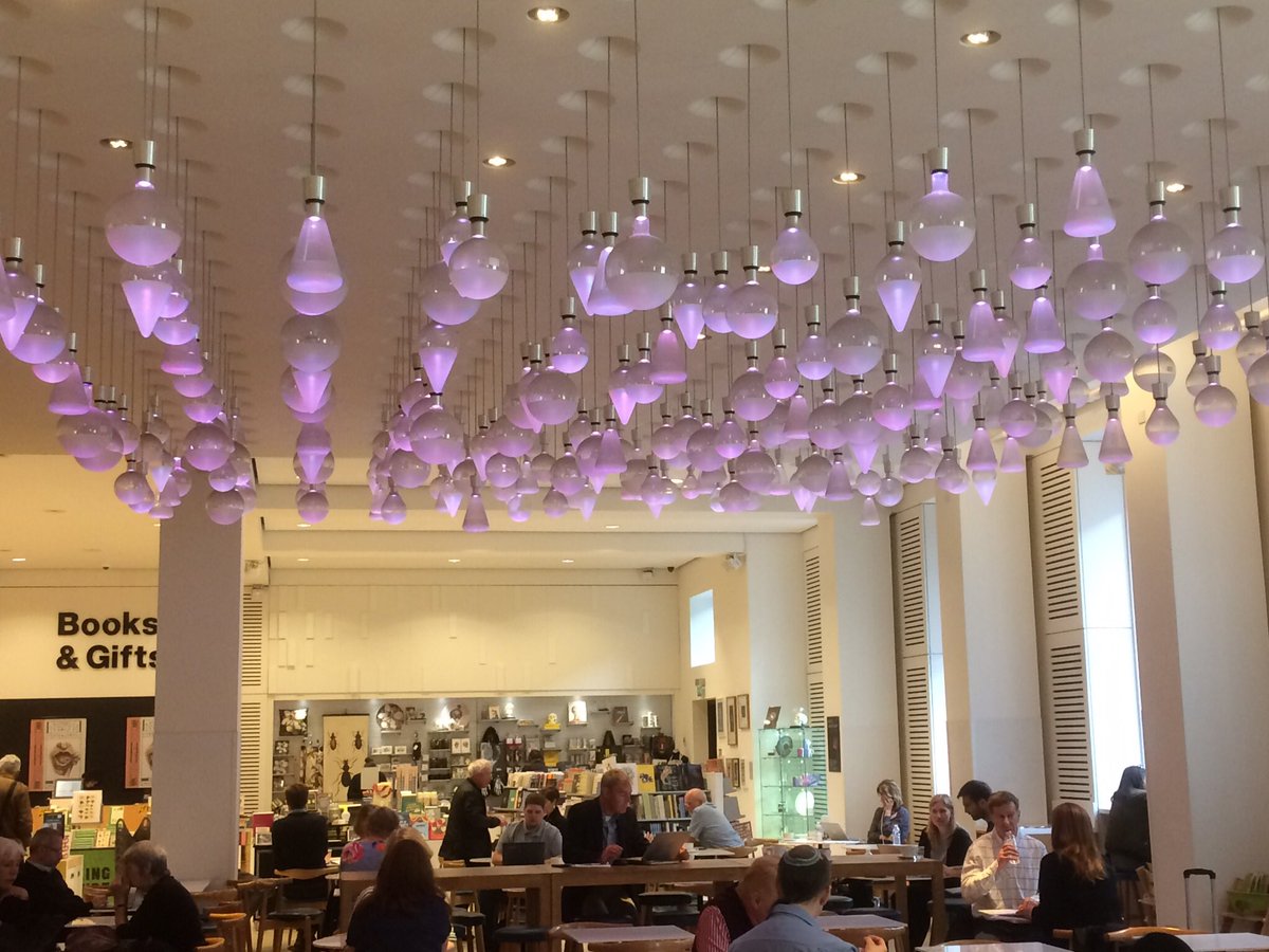 LouisePallister's tweet photo. I'd say @ExploreWellcome is a hidden gem but it's too popular! #MakingNature exhibition is fab & FREE the bookshop is ace as are the lights! https://t.co/N45xsGTqWv