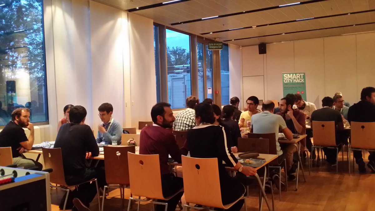 theportatcern's tweet photo. Some pics from the #SmartCity hack @HP Meyrin #SCHK #Geneva #innovation #urbanplanning https://t.co/9DBbBzweV3