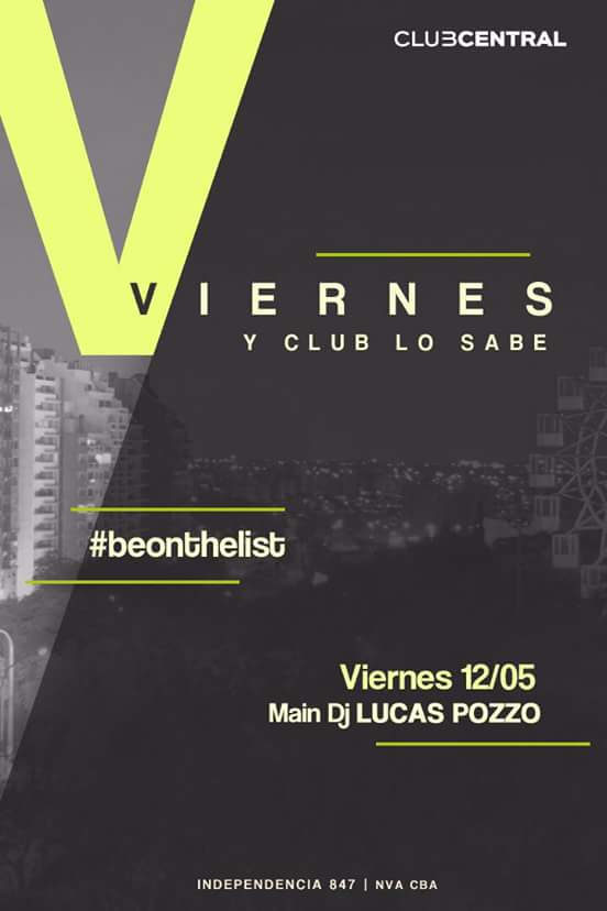 Sofii_abrito's tweet photo. @CaravanaCordoba #AGENDA: 
VIERNES 12/05 #BeOnTheList!
#ClubCentral2017 #ClubDeAmigos 
Listas &amp; Reservas 3516659740 https://t.co/bYAmU4Bisq