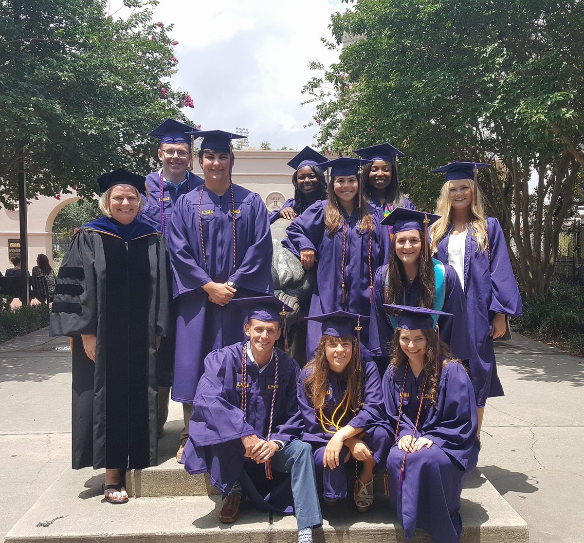 LSUAthTraining's tweet photo. Congrats to the class of 2017. You're now officially ATC's. We are very proud of you all. Good luck as you move forward!! https://t.co/hnlpeXKGox