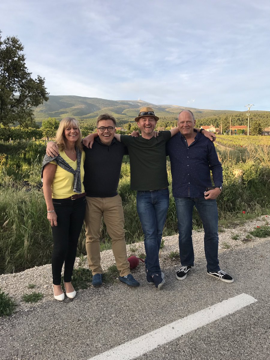 Furioso33's tweet photo. Les quatres amis. Spot the weather station! #www.pootleists.com #montventoux #30ridesin30days #lesbourgshospice https://t.co/fnENFAOxrI