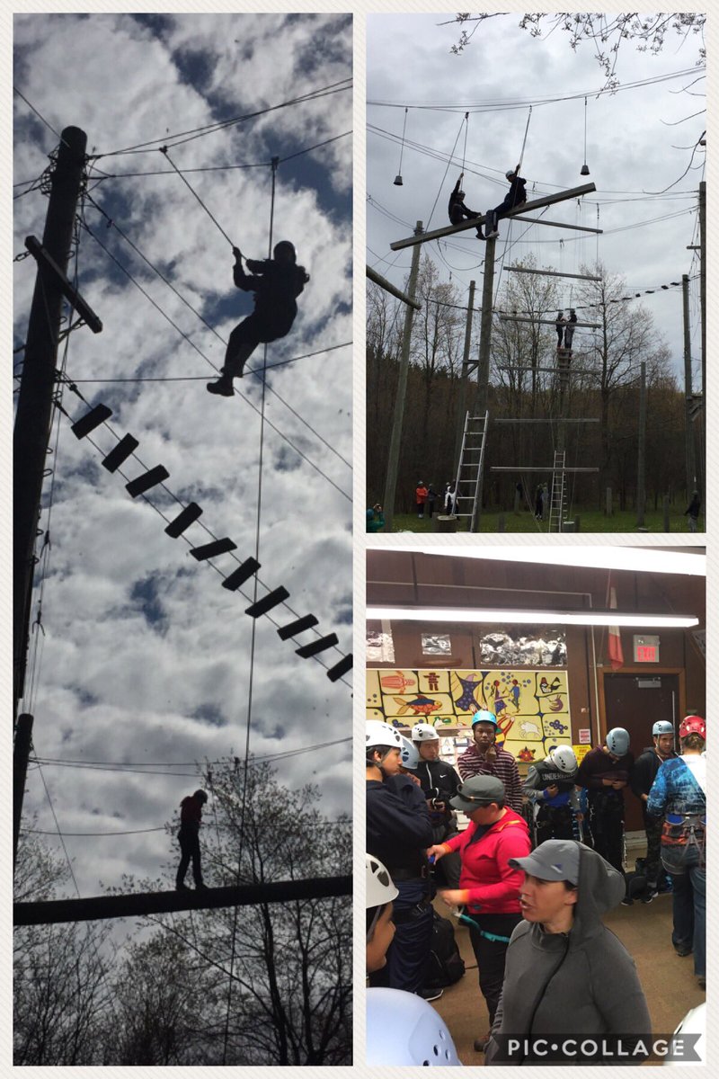 slsspedersen's tweet photo. Super fun day with gr 9s high roping it @GWFinlaysonFC #supportsquad #leadership @PeelSchools #SLSS https://t.co/O7LmUIGjwW