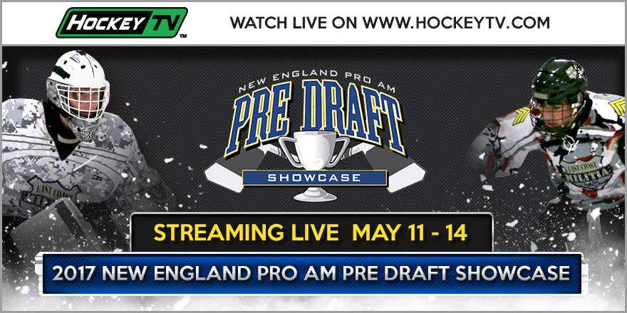 MyHockeyTV's tweet photo. The 2017 New England Pro Am #PreDraftShowcase continues today on HockeyTV
Stream LIVE NOW on virtually any device: https://t.co/zMiVUGo9tD https://t.co/4INeqp5y1e