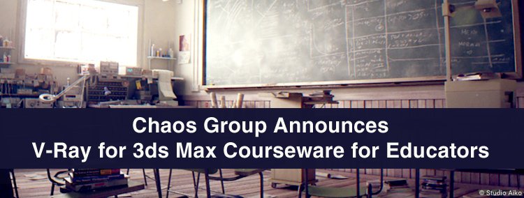 Studica's tweet photo. V-Ray for 3ds Max #Courseware for #Educators is now available. Learn more at https://t.co/zbL5XRCGvr #Vray #archviz @ChaosGroup https://t.co/yXhKu6ijXp