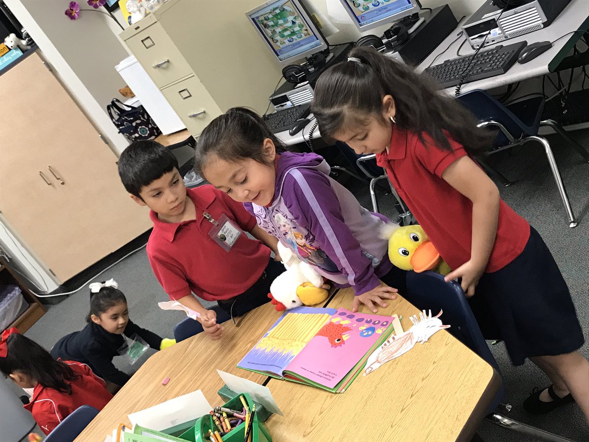 Practicing how to be a character in a story! <a href="/CentralCFB/">Central Elementary</a>