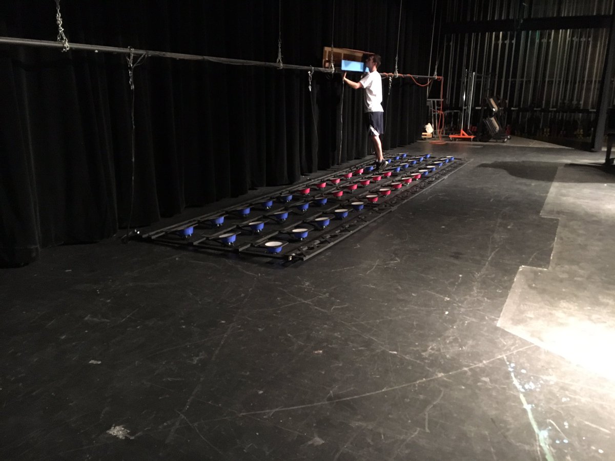 XHStudentSenate's tweet photo. Stage is getting set for #XHSGalaxy2017! See you in T-minus 4 hours https://t.co/xIoanK1tUQ