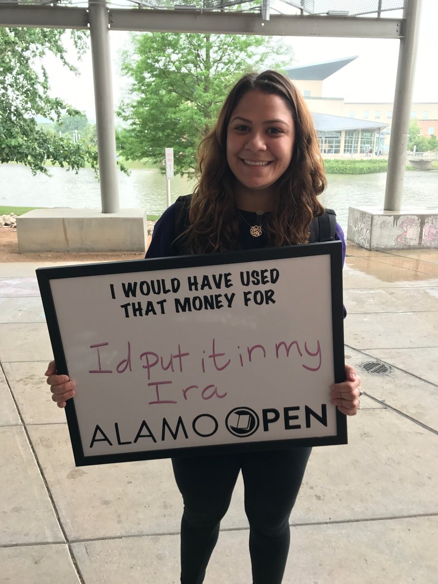 AlamoOpen's tweet image. @AlamoOpen was at @govista today talking with real students about textbooks. #OER #RealStudentProblems #AlamoOPEN #textbookbroke