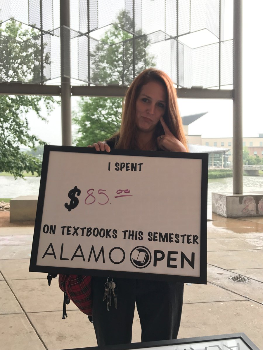 AlamoOpen's tweet image. @AlamoOpen was at @govista today talking with real students about textbooks. #OER #RealStudentProblems #AlamoOPEN #textbookbroke