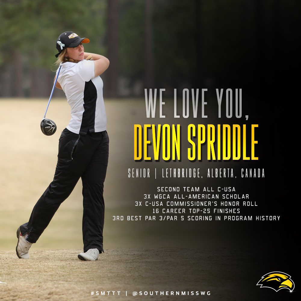 Congratulations on your graduation, Dev! Fore-ever loved! 👩‍🎓⛳️ #SMTT