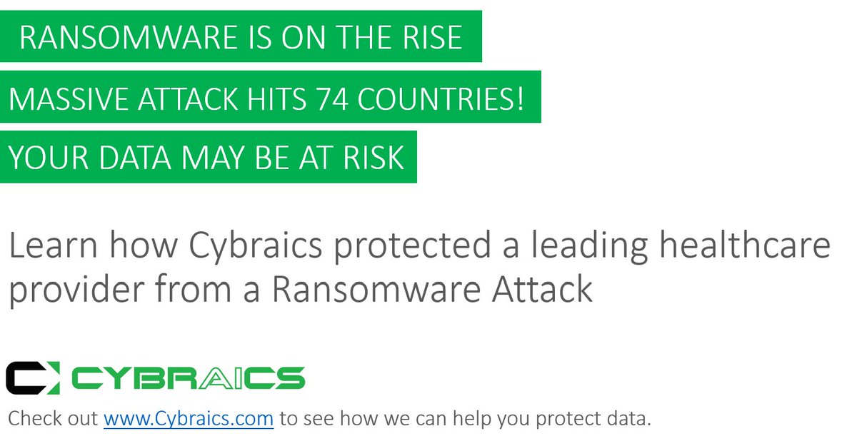 Cybraics's tweet photo. #CNNAlert Massive ransomware attack hits 74 countries! Check out the story here https://t.co/6cVNXFZNEB. https://t.co/wvBD6YldeI