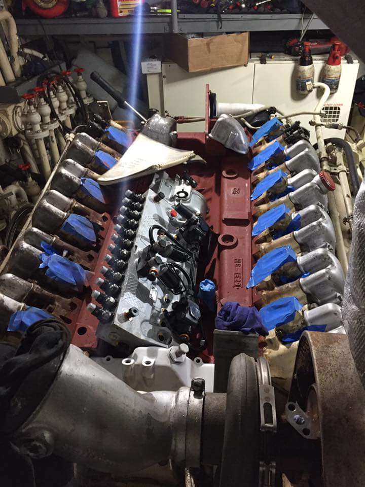 MB_Fuel's tweet photo. One of three of our overhauled 12 cylinder in line fuel pumps, for a #MAN V12. Fitted to an 80ft #yatch. @BoschAutoParts @MAN_Group https://t.co/ECl7wPS2GM