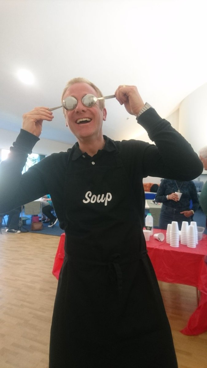 First <a href="/ClactonSoup/">ClactonSOUP</a> tonight the boys are having fun!  #soup #Clacton #community