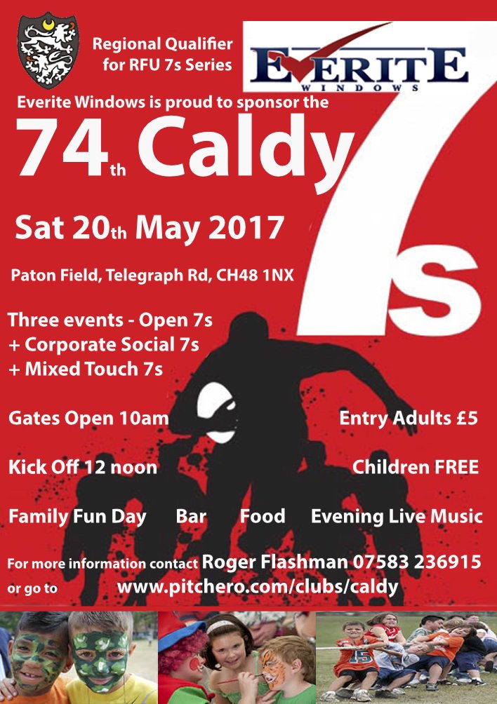 Make sure you have the 20th May in you diaries! Only one week away! #caldysevens #Rugby7s