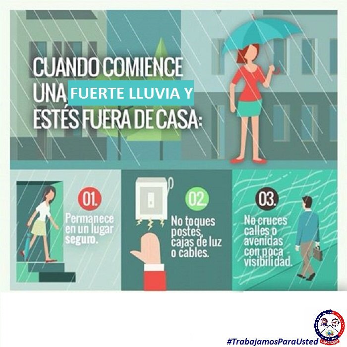 Recuerda que la #Prevención es la Clave! #Lluvias