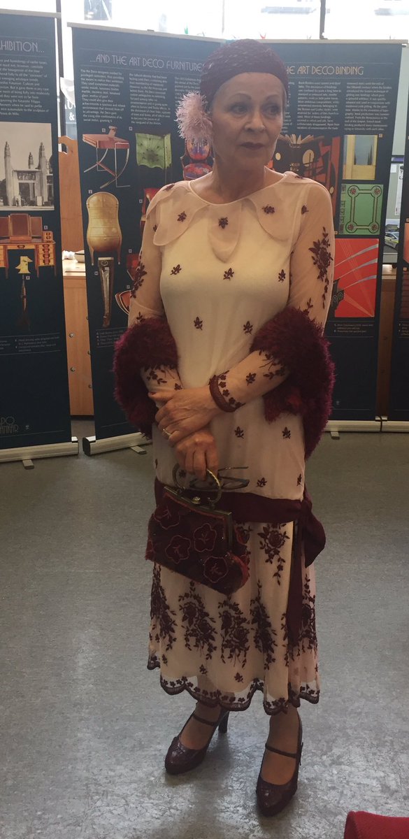 Ursula Morahan, Western Drama &amp; Pheonix Players out in 20's style for new Art Deco exhibition now open in #Tubbercurry library