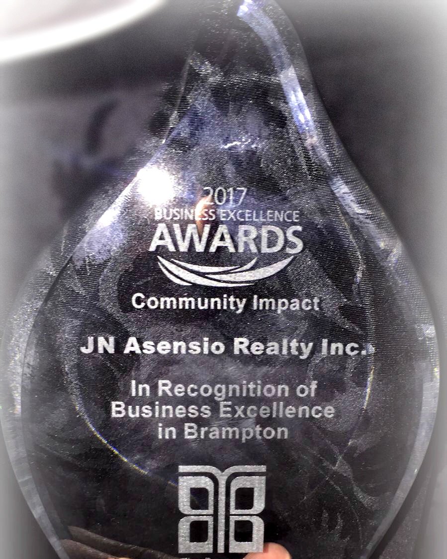 wearejnrealty's tweet photo. We are JN were so honoured to win the @BramptonBOT 2017 Community Impact award at the #BEAs2017 gala #ilovejn https://t.co/j6LQWPpHhf
