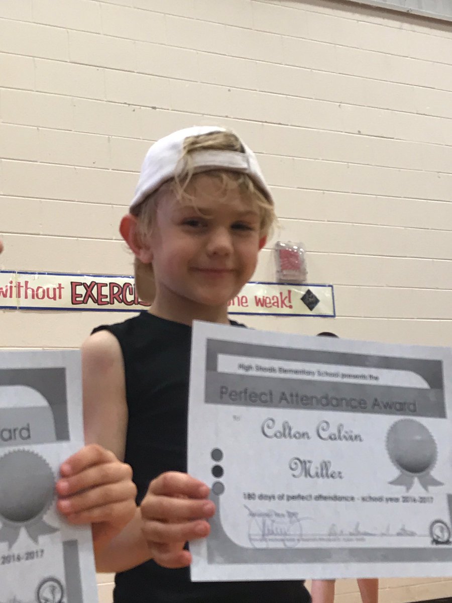 LiisaAshley's tweet photo. He got perfect attendance award at school! I was just as surprised as he was! #howdidthathappen https://t.co/sVwCXdyert